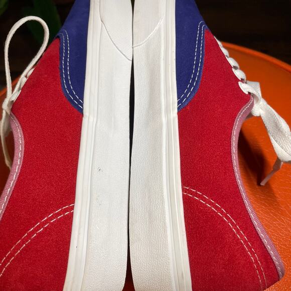 7M 8.5W Vans Color block Sneakers Yellow Red Blue NWOT - Picture 7 of 16